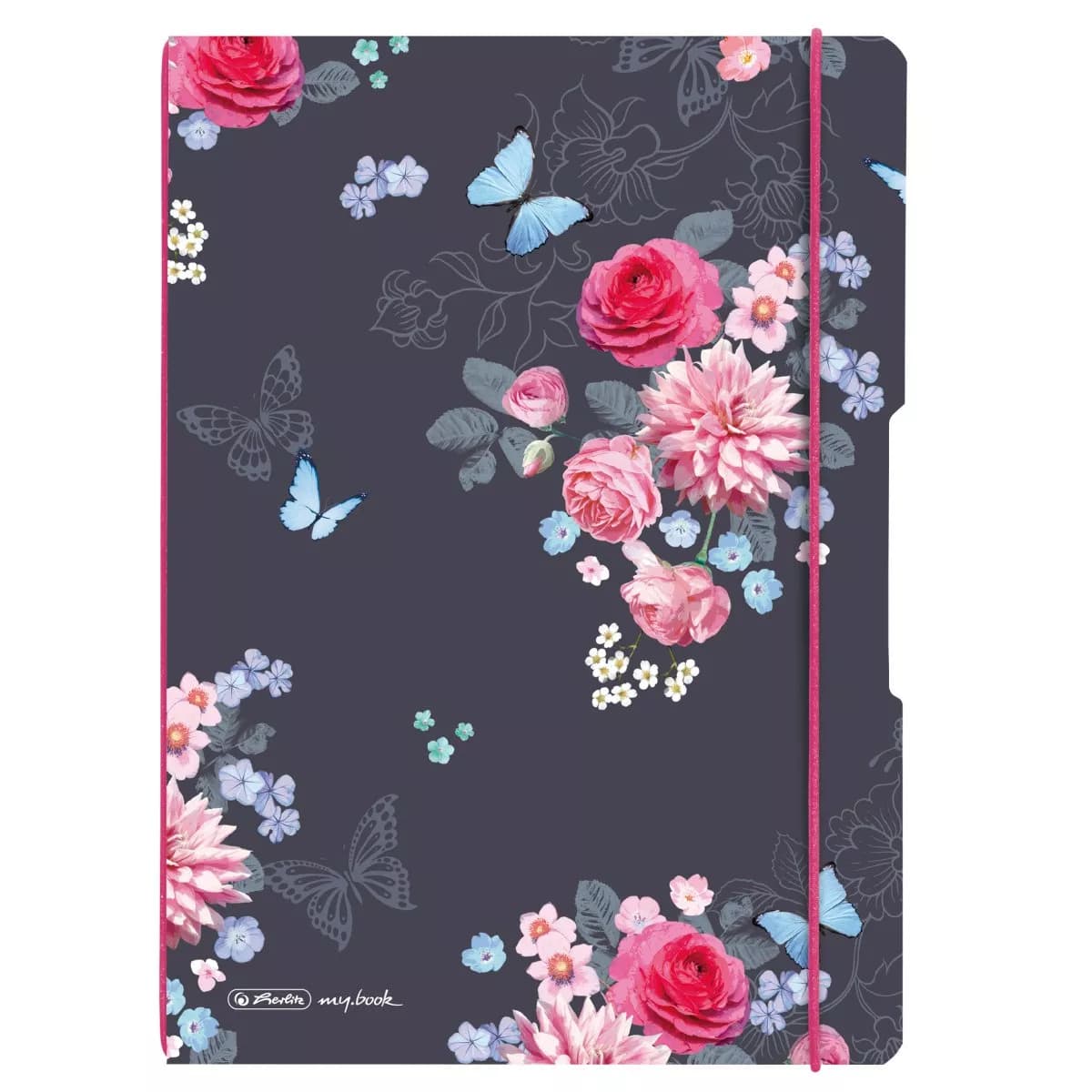 CAIET MY.BOOK FLEX A4 2X40F 80G/MP VELIN PP LADYLIKE FLOWERS