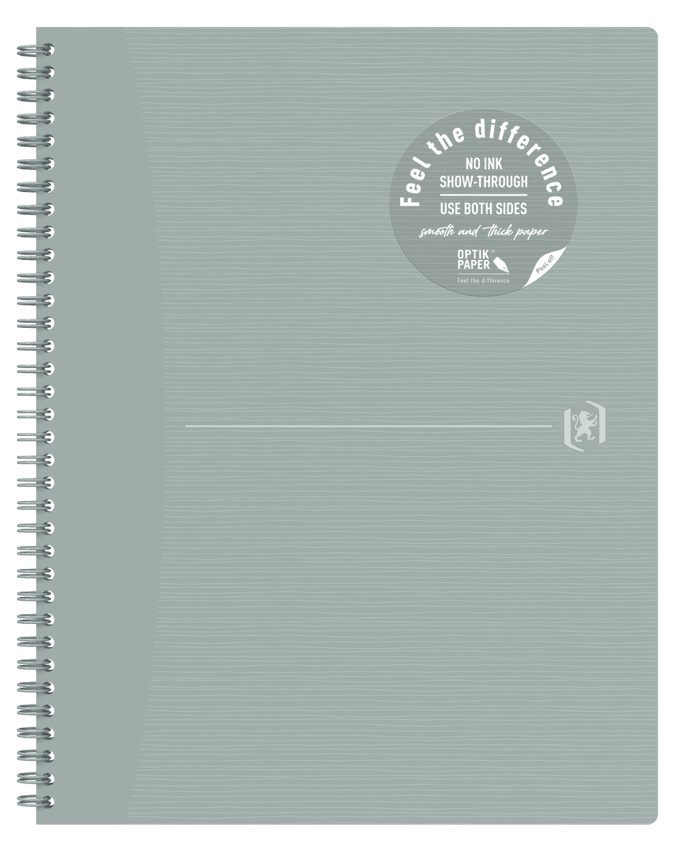 CAIET OXFORD ORIGINS A4+ 70F SPIRA SCRIBZEE ECOLABEL PATRATELE GRI
