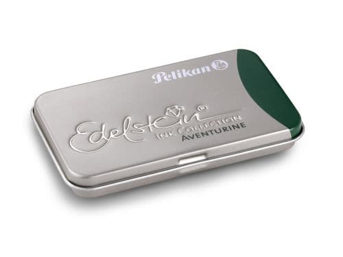PATROANE CERNEALA EDELSTEIN VERDE AVENTURINE SET6 CASETA METALICA