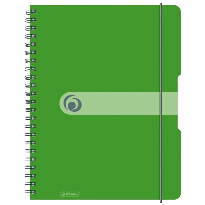 CAIET A4 80F SPIRA PATRATELE EOTG COPERTA PP VERDE OPAC