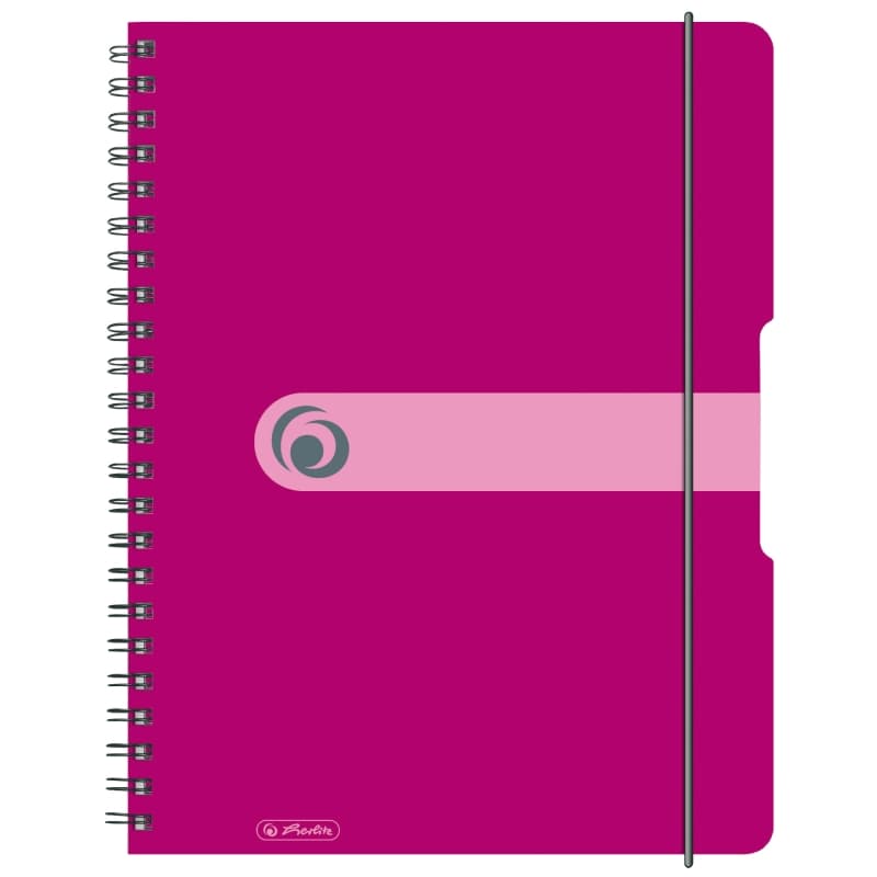 CAIET A4 80F SPIRA PATRATELE EOTG COPERTA PP FUCSIA OPAC