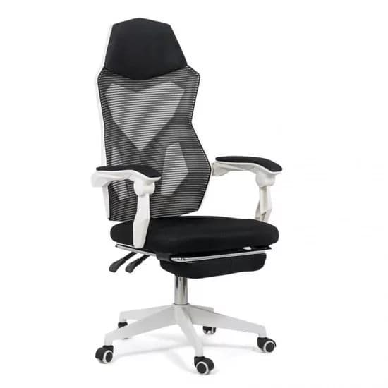 Scaun ergonomic OFF 424 cu suport de picioare și spătar rabatabil