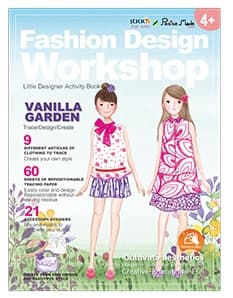Carte creativa Stick'n Little Designer Activity book - Vanilla Garden