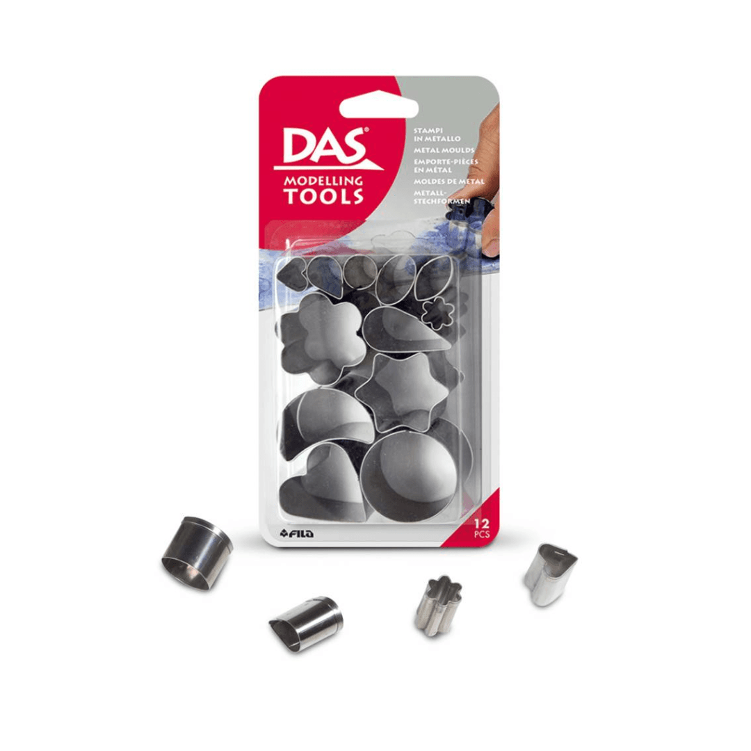 Forme metalice pentru modelaj, 12buc/set, DAS