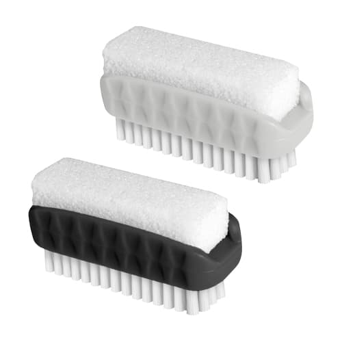 Perie + piatra ponce, 9x5x4cm, pentru maini si unghii, YORK