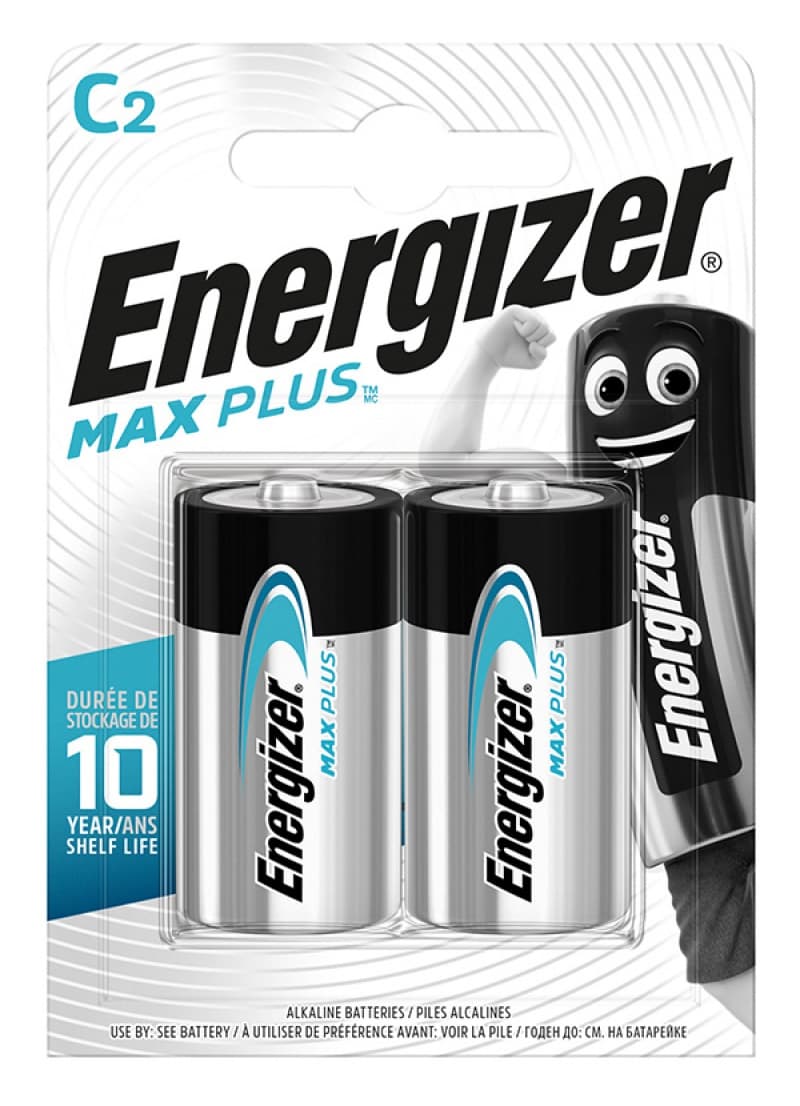 Baterii ENERGIZER Max Plus C, LR14, 1.5V, 2 buc/set