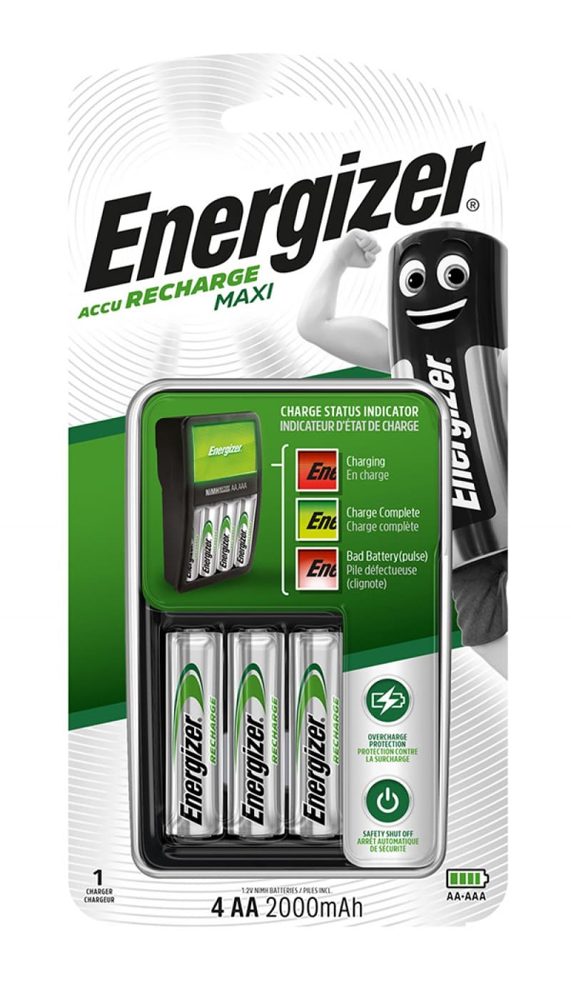 Incarcator acumulatori ENERGIZER AA, AAA, Maxi Power Plus