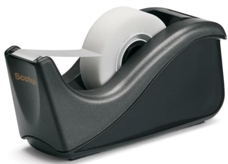 Dispenser banda adeziva, banda 19mm x 33m inclusa, 3M - SCOTCH C60 - negru