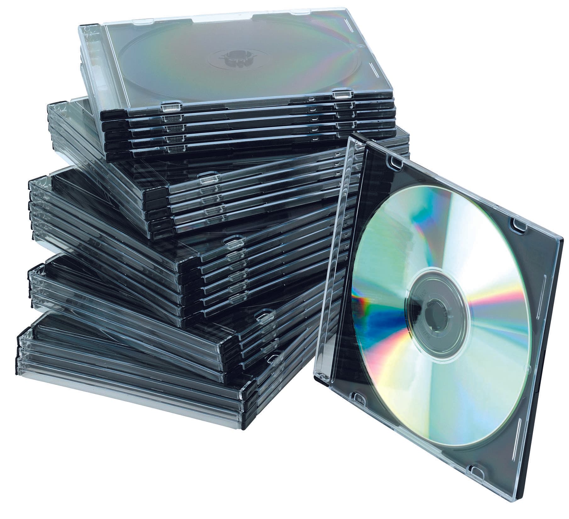Carcasa slim pentru CD/DVD, 25 buc/set, Q-Connect