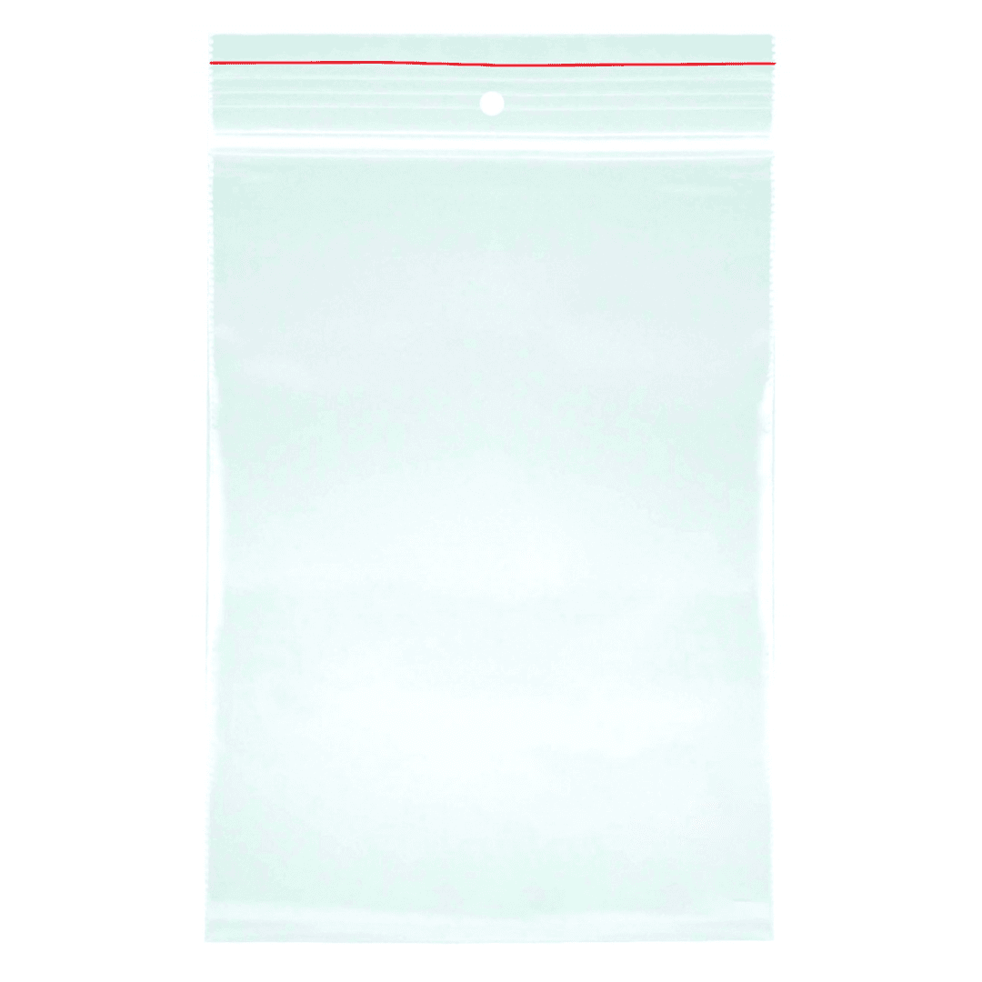 Pungi plastic cu fermoar pt sigilare, 40x 60mm, 40microni, 100buc/set, Office Products-transparente