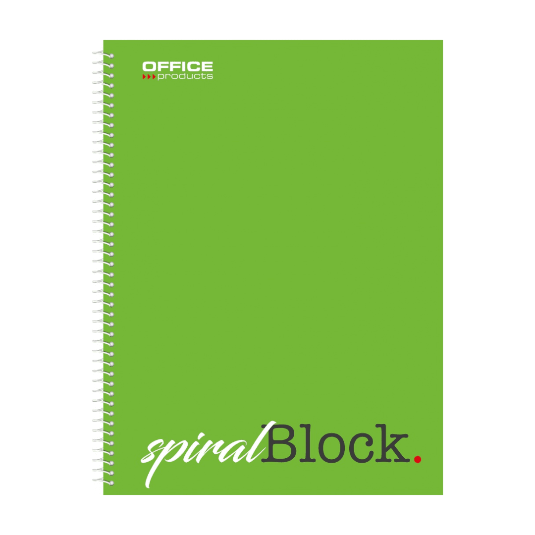 Caiet cu spirala, A4, 80 file - 70g/mp, coperti carton, Office Products - matematica