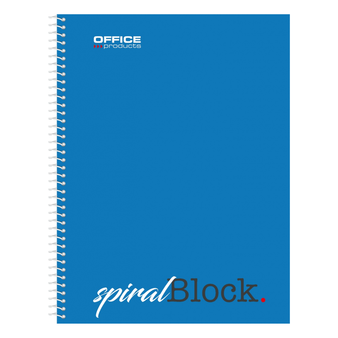 Caiet cu spirala, A5, 80 file - 70g/mp, coperti carton, Office Products - matematica