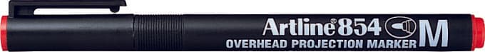 OHP Permanent marker ARTLINE 854, varf mediu - 1.0mm - rosu