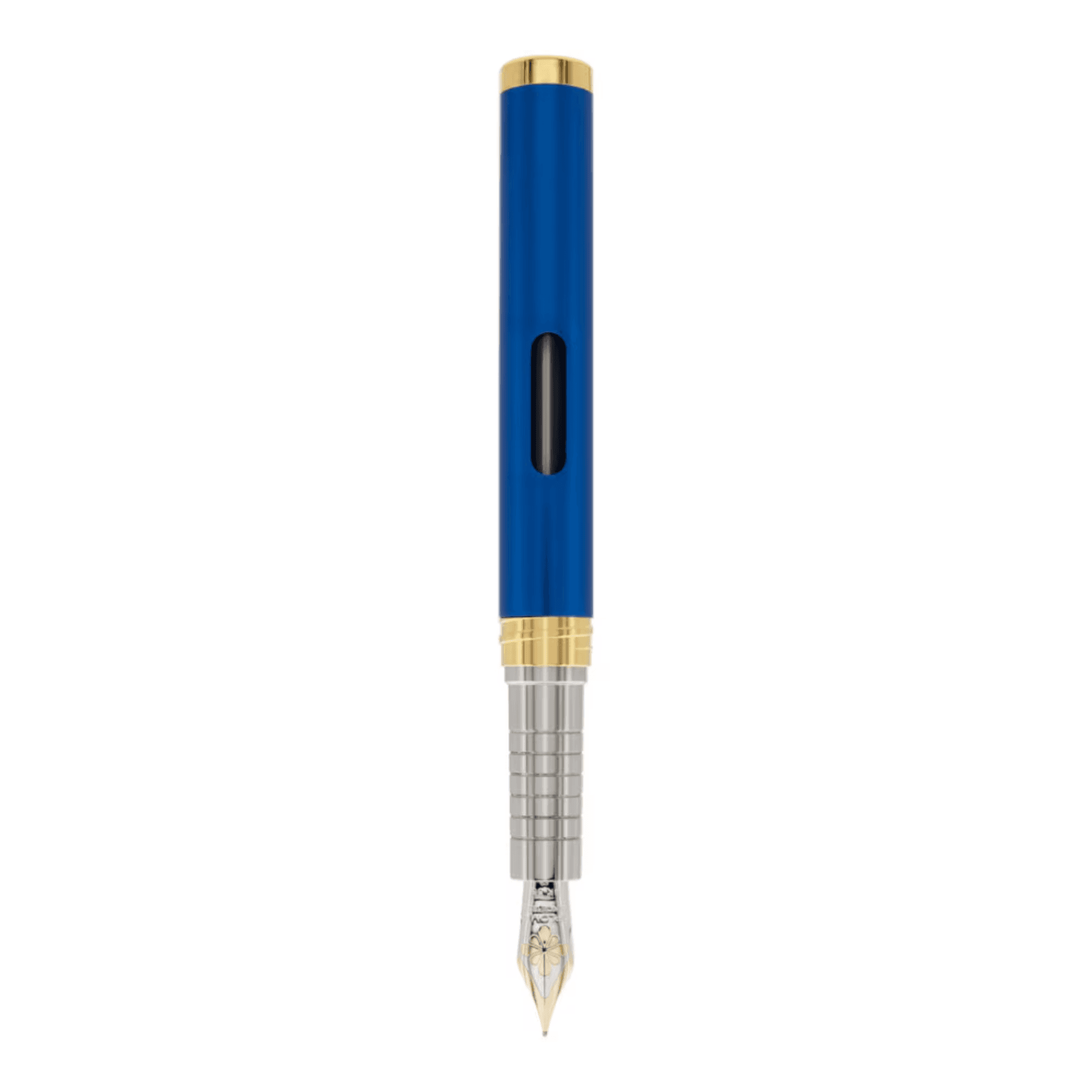 Stilou DIPLOMAT Nexus, cu penita M, din otel inoxidabil - blue gold