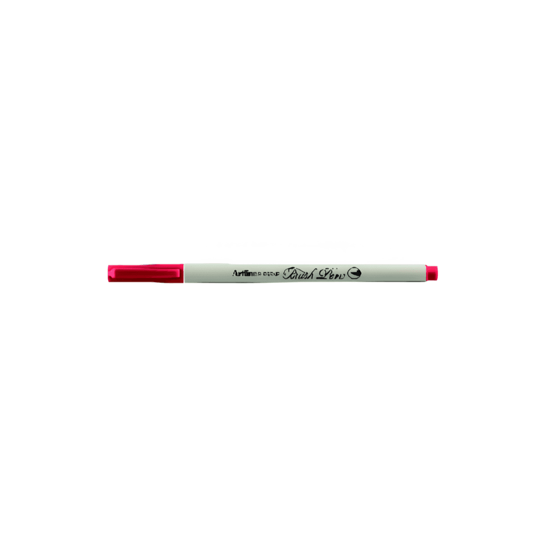 Carioca ARTLINE Supreme Brush Pen, varf flexibil (tip pensula) - rosu inchis