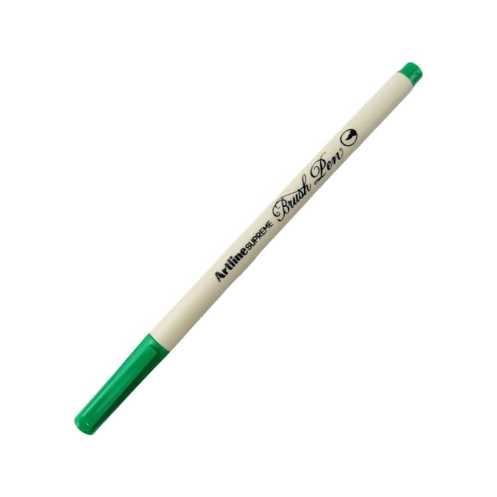 Carioca ARTLINE Supreme Brush Pen, varf flexibil (tip pensula) - verde