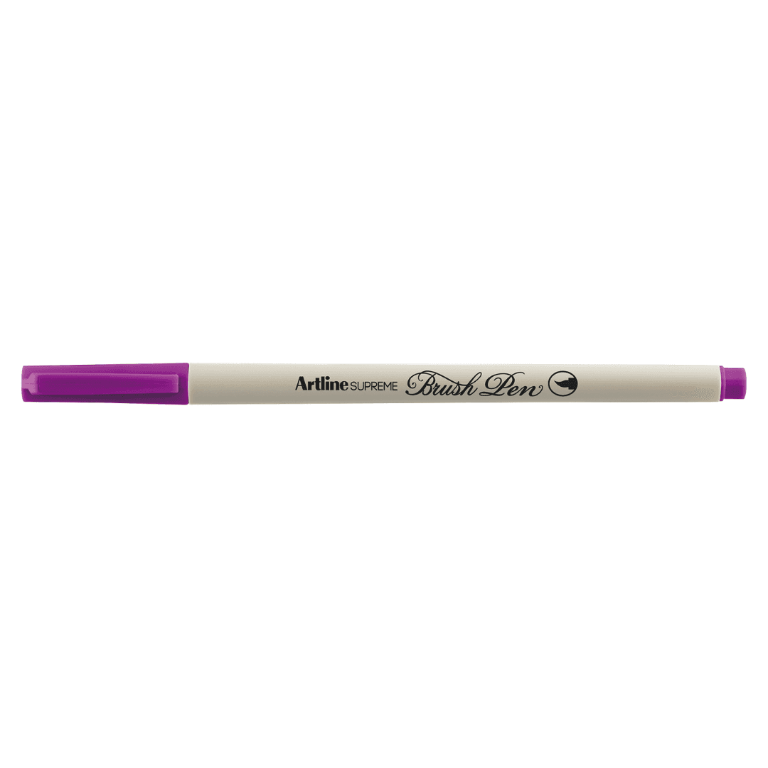 Carioca ARTLINE Supreme Brush Pen, varf flexibil (tip pensula) - magenta