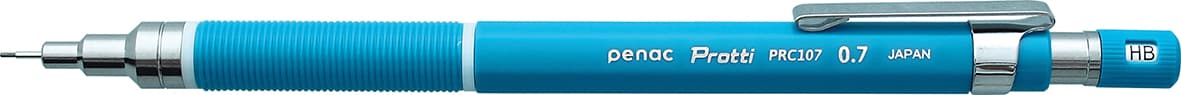 Creion mecanic profesional PENAC Protti PRC-107, 0.7mm, con metalic, varf retractabil, bleu