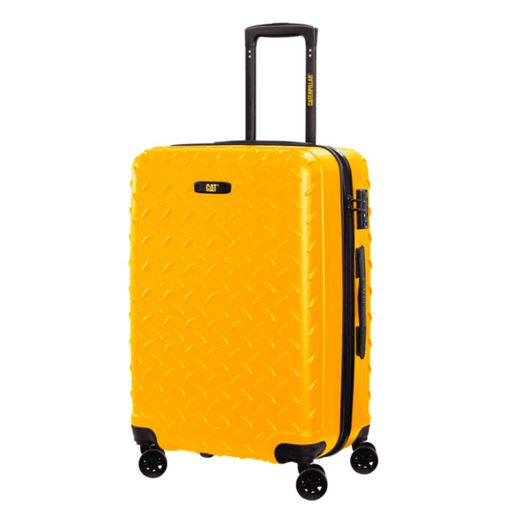 Troller cabina avion, CATERPILLAR Industrial Plate, 37.5 x 23.5 x 54 cm (Lxlxh), 35L, ABS - galben