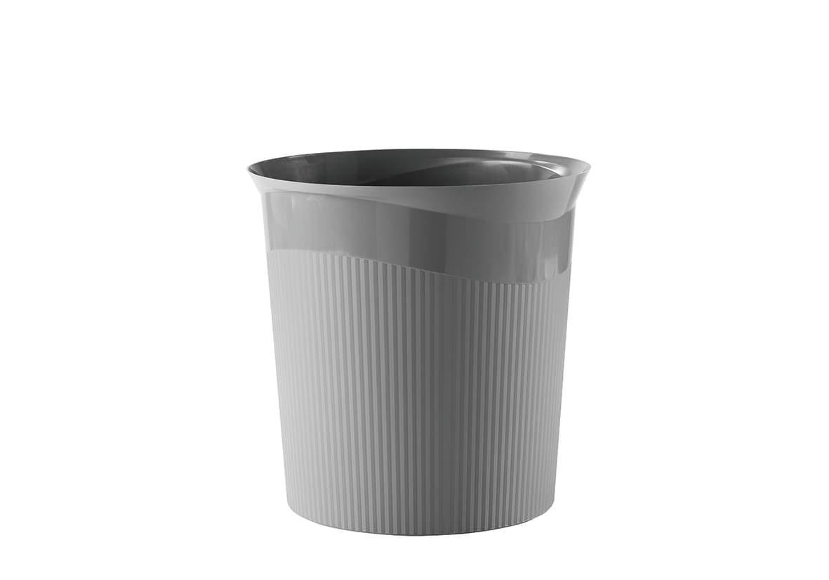 Cos de birou pentru hartii, 13 litri, HAN Re-Loop - gri inchis