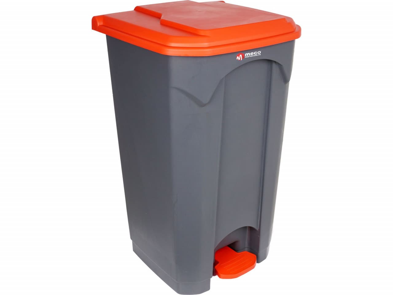 Cos de gunoi cu pedala 87L, rosu