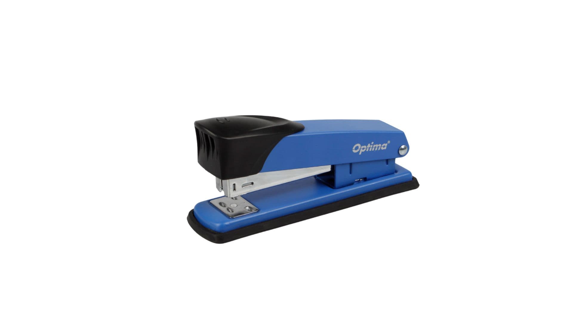 Capsator metalic, 30 coli, 136x58x40mm, capse 24/6, 26/6, 24/8, Optima MS30 - albastru