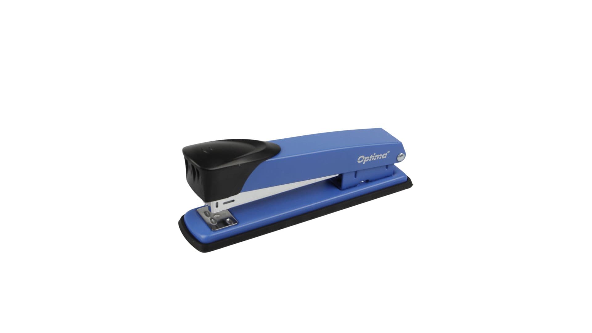 Capsator metalic, 40 coli, 160x58x40mm, capse 24/6, 26/6, 24/8, Optima MS40 - albastru