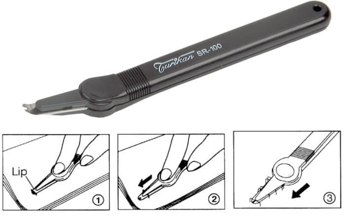 Decapsator profesional pentru capse nr 10, KANGARO SR-100 - negru