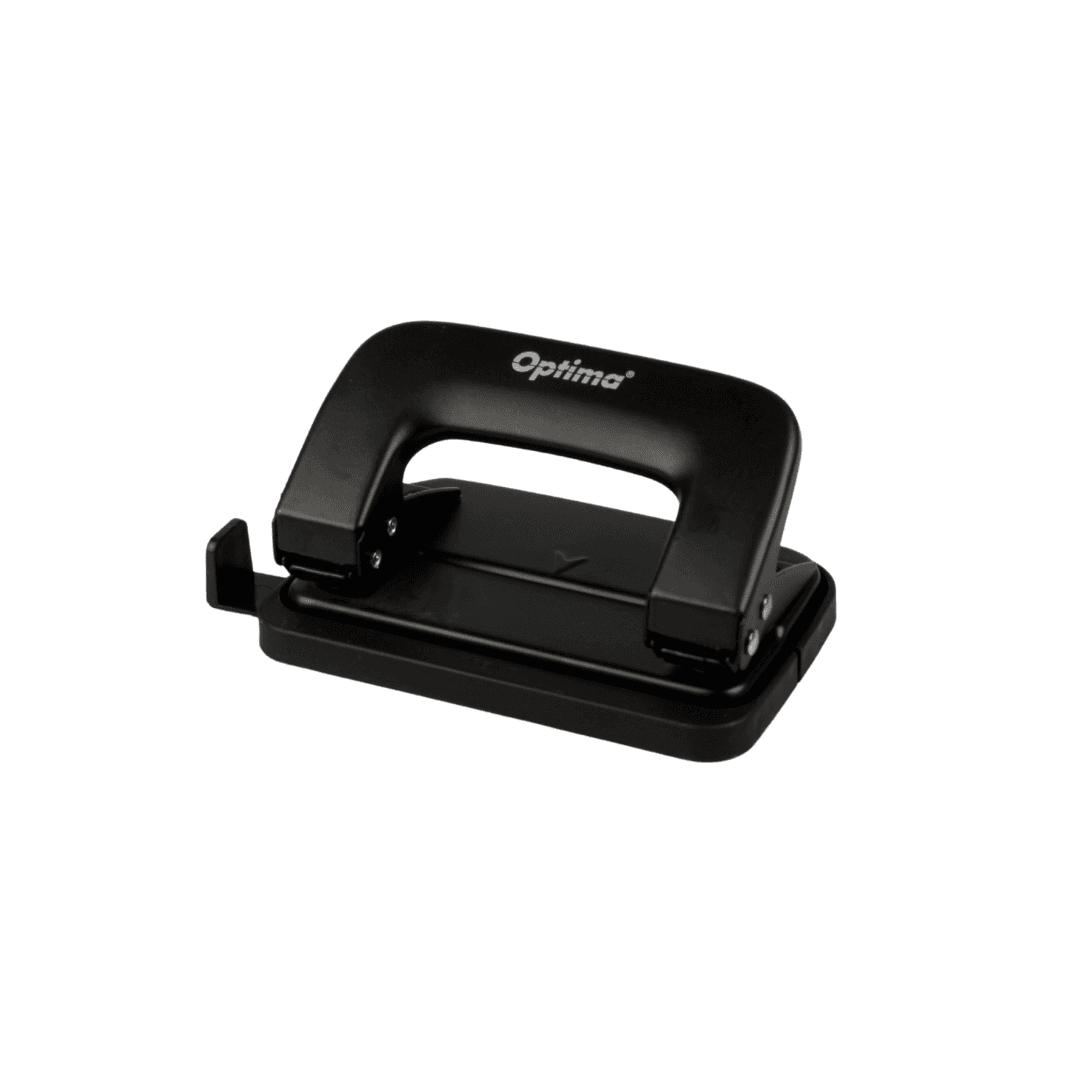 Perforator metalic, 12 coli, Optima Classic MP12 - negru