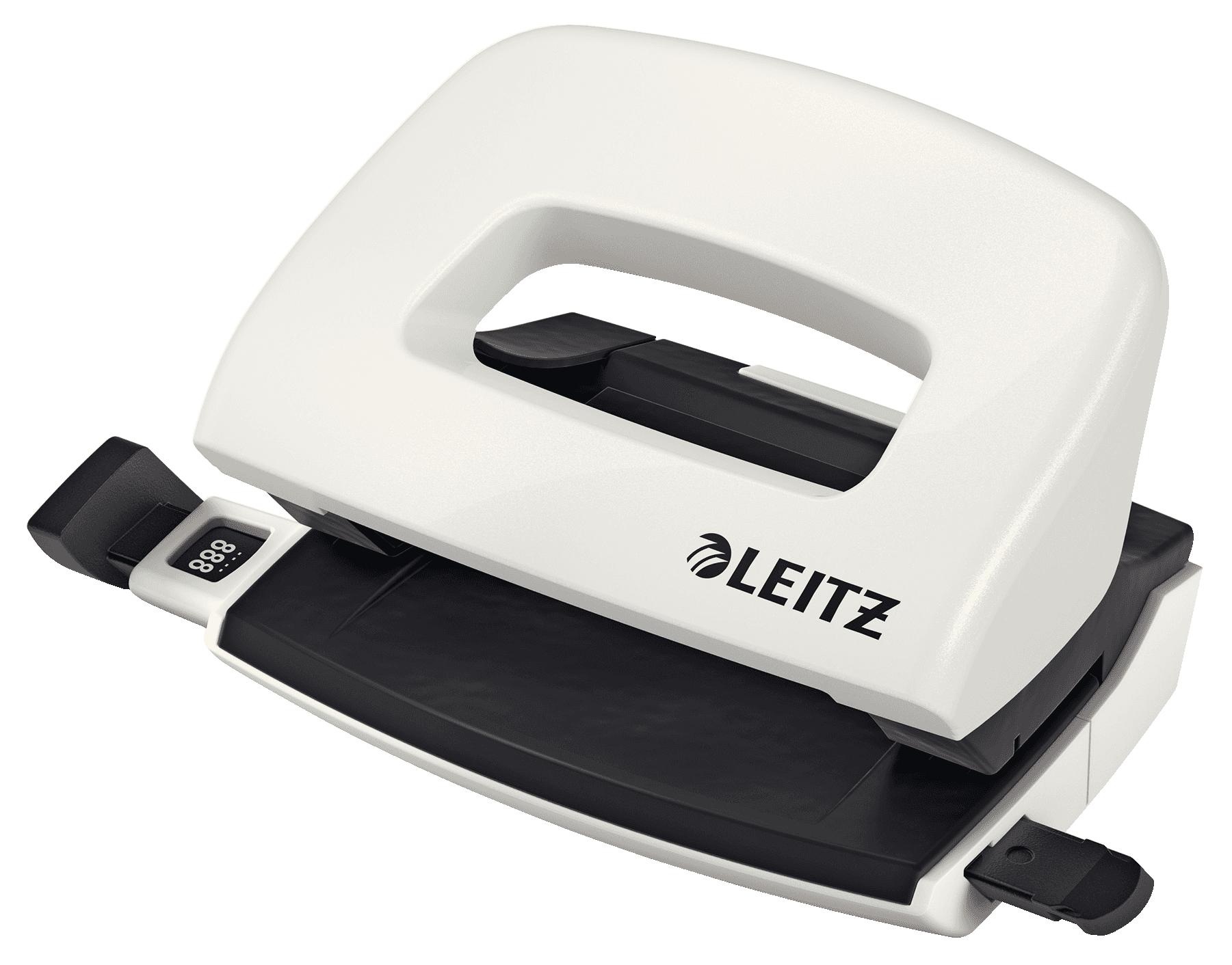 Perforator metalic LEITZ WOW 5060 MINI NeXXt Series, 10 coli, alb
