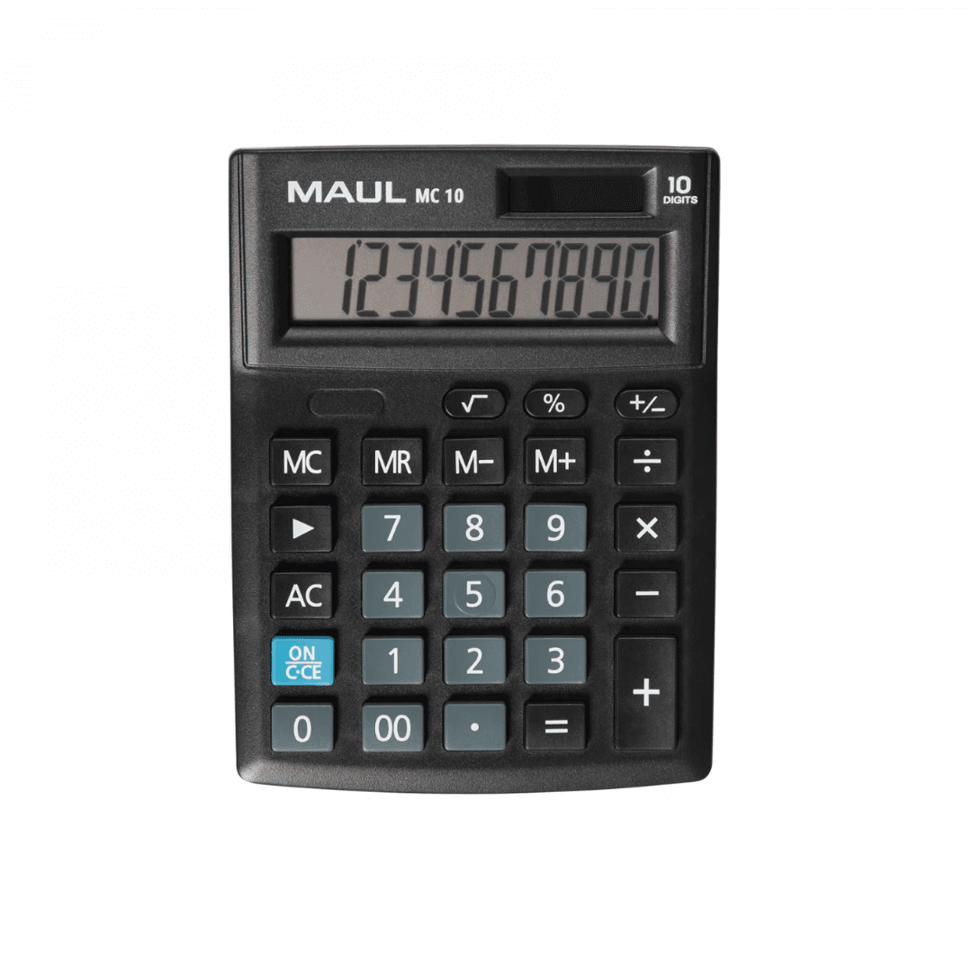 Calculator de birou, 10 digits, MAUL MC10 - negru