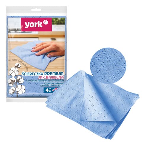 Lavete din bumbac, 35 x 50cm, 4buc/set + 1 gratis, YORK Premium