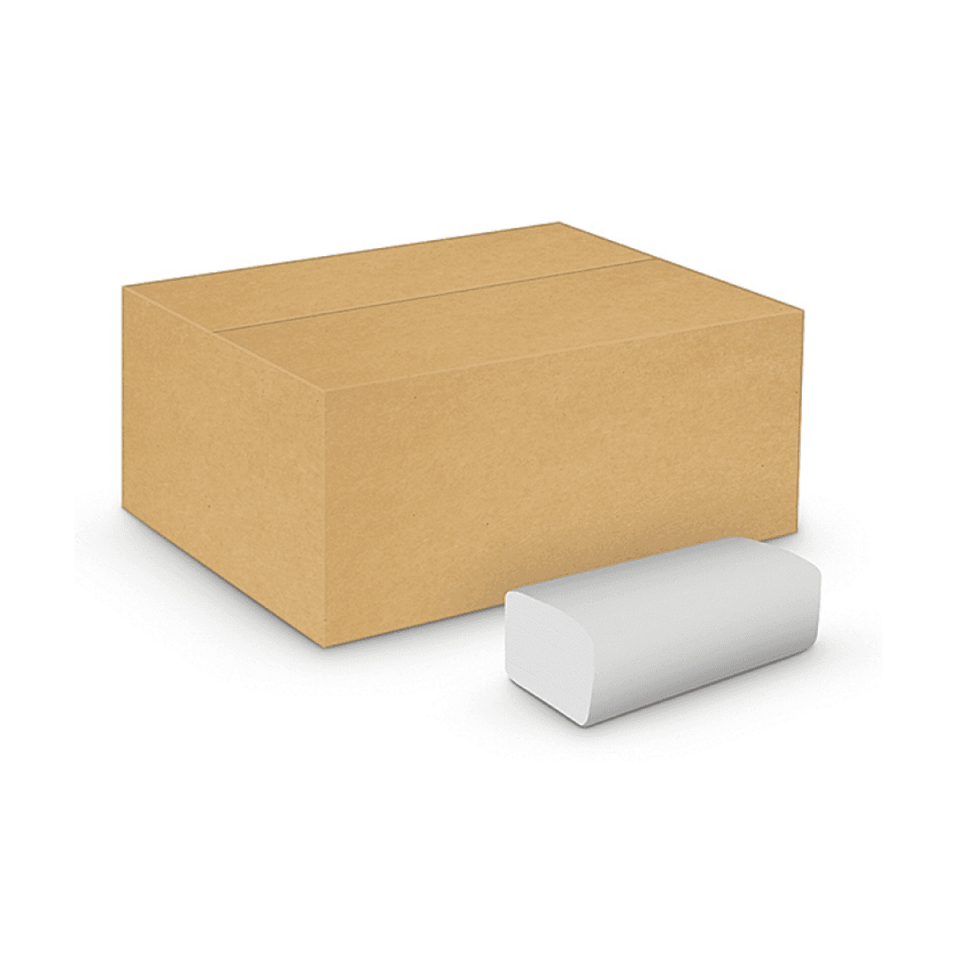 Servetele ZZ, hartie alba, 23x21cm, 2 straturi, 150buc/pachet, 20pachete/cutie, VELVET Professional