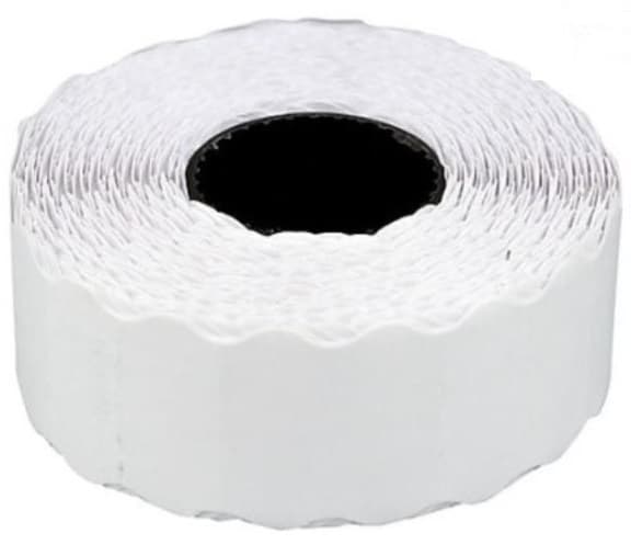 Etichete de pret, 26 x 12 mm, adeziv permanent, 1000buc/rola, 6 role/set, TANEX, alb