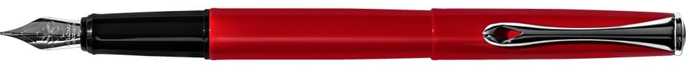 Stilou DIPLOMAT Esteem, cu penita M, din otel inoxidabil - red lacquer