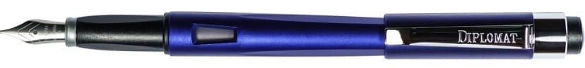 Stilou DIPLOMAT Magnum, cu penita F, din otel inoxidabil - indigo blue