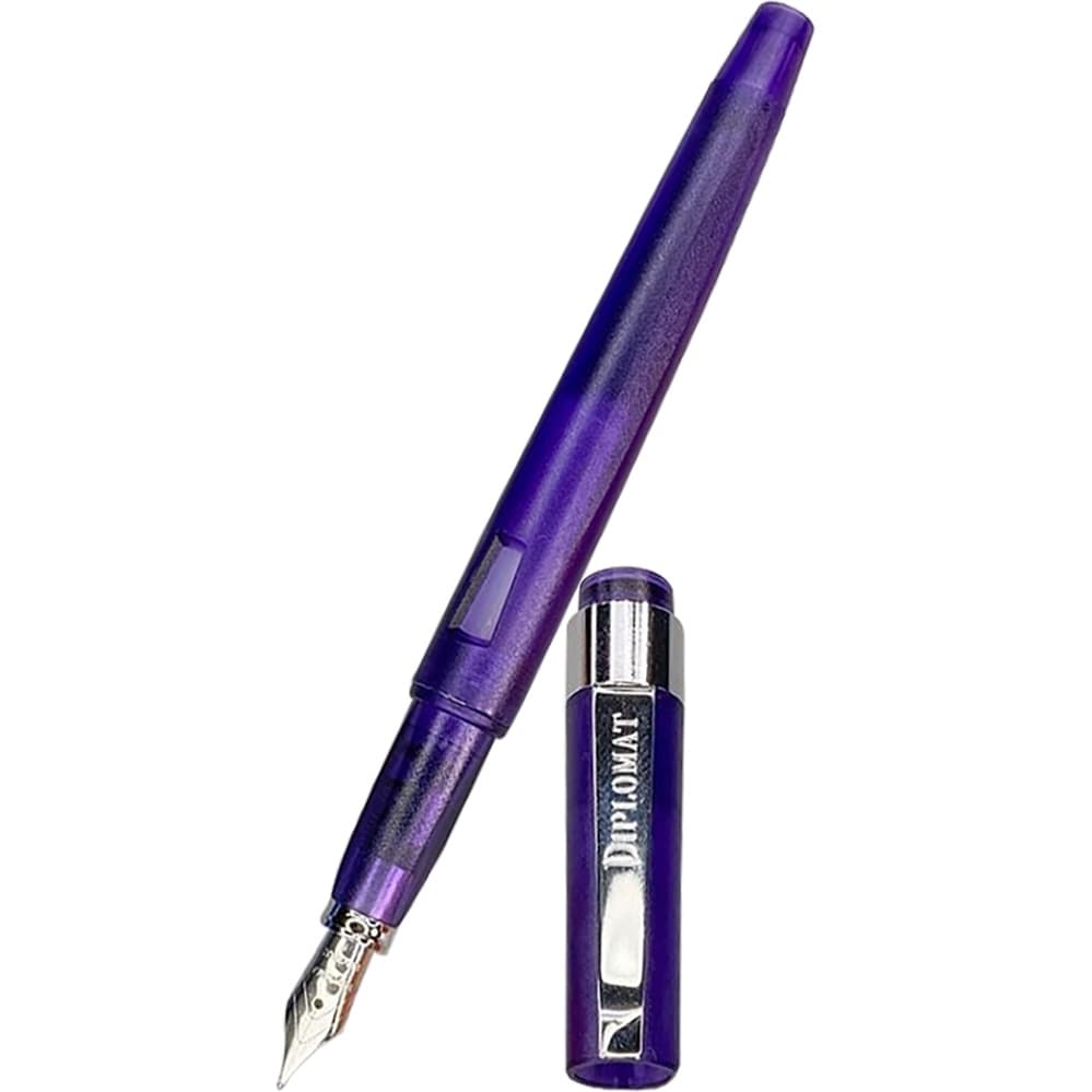 Stilou DIPLOMAT Magnum, cu penita EF, din otel inoxidabil - demo purple