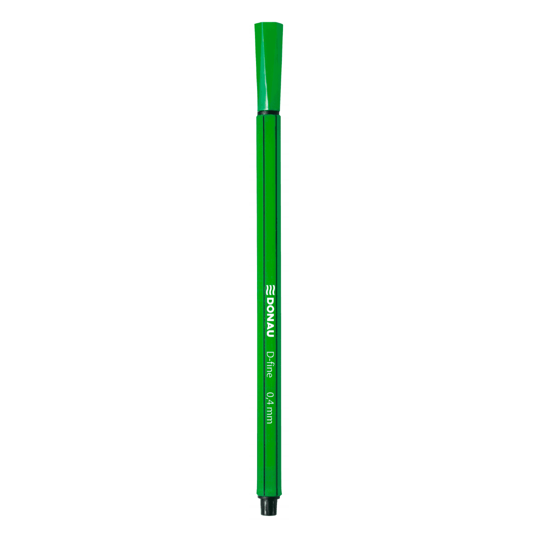 Fine liner, varf fetru 0.4mm, DONAU D-Fine - verde