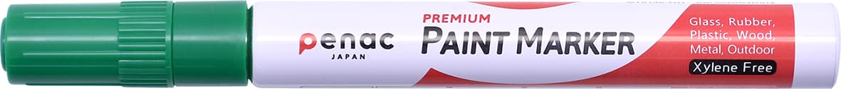Marker cu vopsea PENAC, rezistent la temperaturi inalte, varf rotund, grosime scriere 2-4mm - verde
