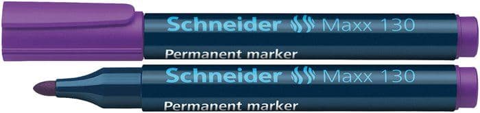 Permanent marker SCHNEIDER Maxx 130, varf rotund 1-3mm - violet