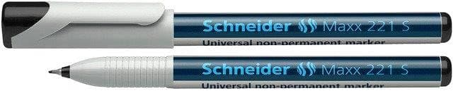 Universal non-permanent marker SCHNEIDER Maxx 221 S, varf 0.4mm - negru