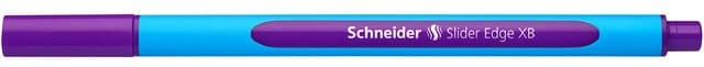 Pix SCHNEIDER Slider Edge XB, rubber grip, varf 1.4mm - scriere violet