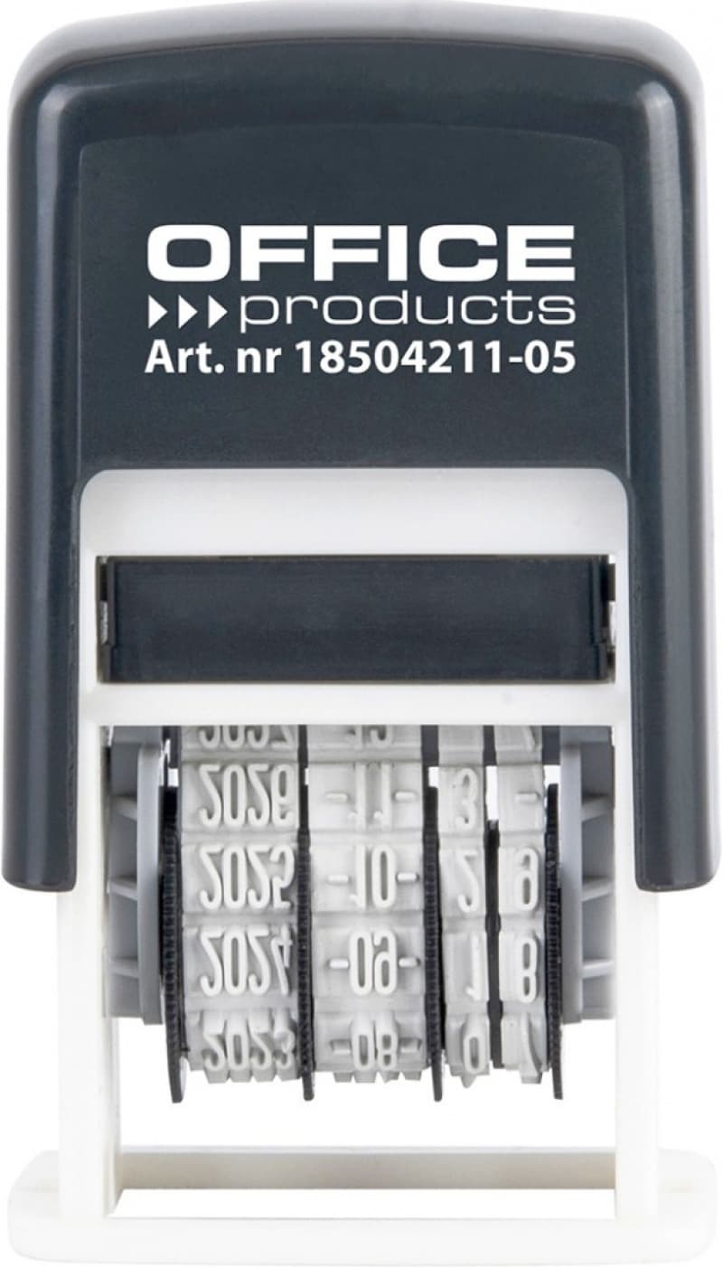 Datiera ISO, cerneala neagra, format an/luna/zi, Office Products