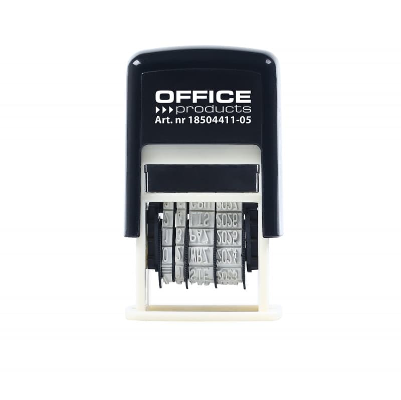 Datiera ISO, cerneala neagra, format zi/luna/an, Office Products