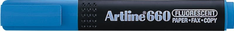 Textmarker ARTLINE 660, varf tesit 1.0-4.0mm - bleu