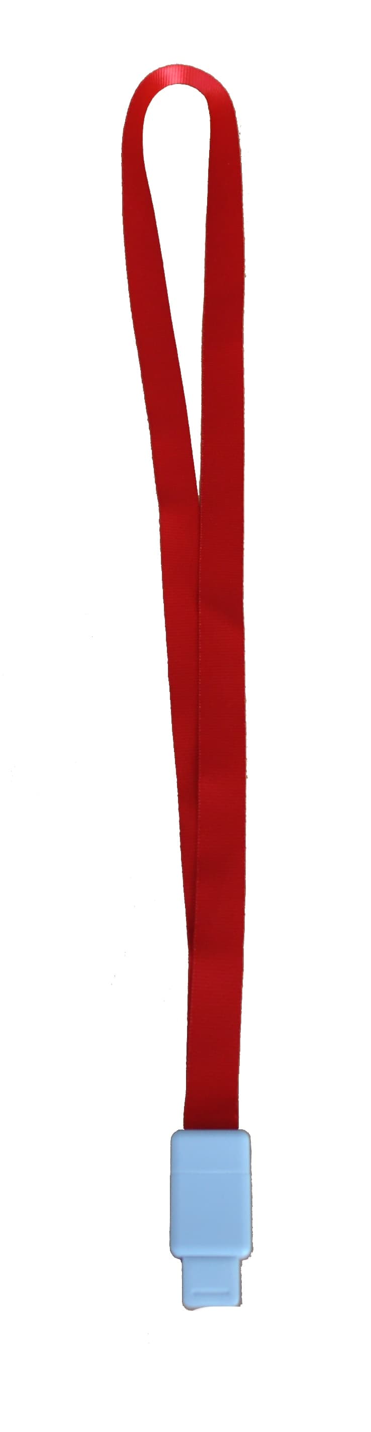 Snur textil, 15mm latime,clip retractabil, KEJEA - rosu