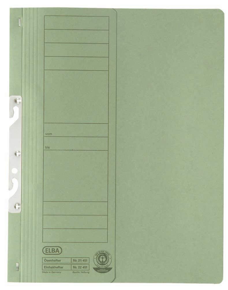 Dosar carton incopciat 1/2 ELBA Smart Line - verde