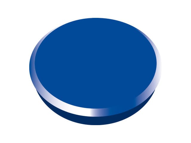 Magneti 24mm, 10/cutie, ALCO - albastru