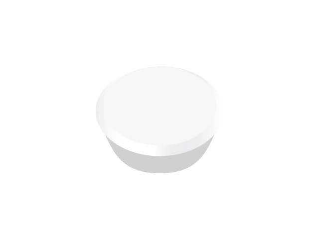 Magneti 13mm, 10/cutie, ALCO - alb