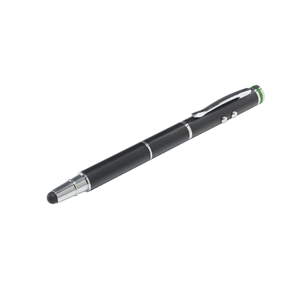 Pix Stylus LEITZ Complete 4 in 1, pentru touchscreen, lanterna LED, pointer laser rosu, 100m, negru